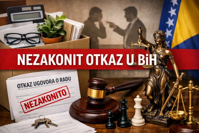 nezakonit otkaz u BiH - advokat banja luka vujičić