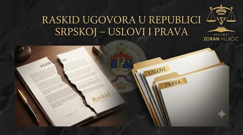 raskid ugovora u Republici Srpskoj