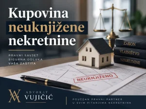 kupovina neuknjižene nekretnine