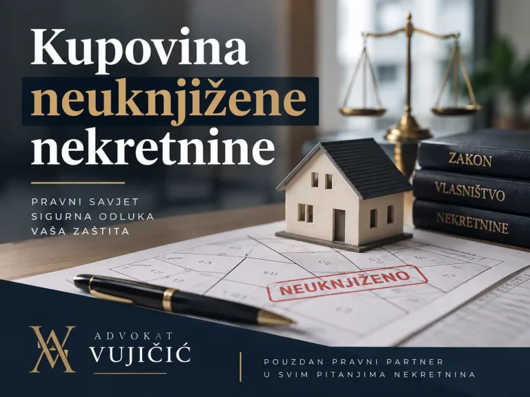kupovina neuknjižene nekretnine