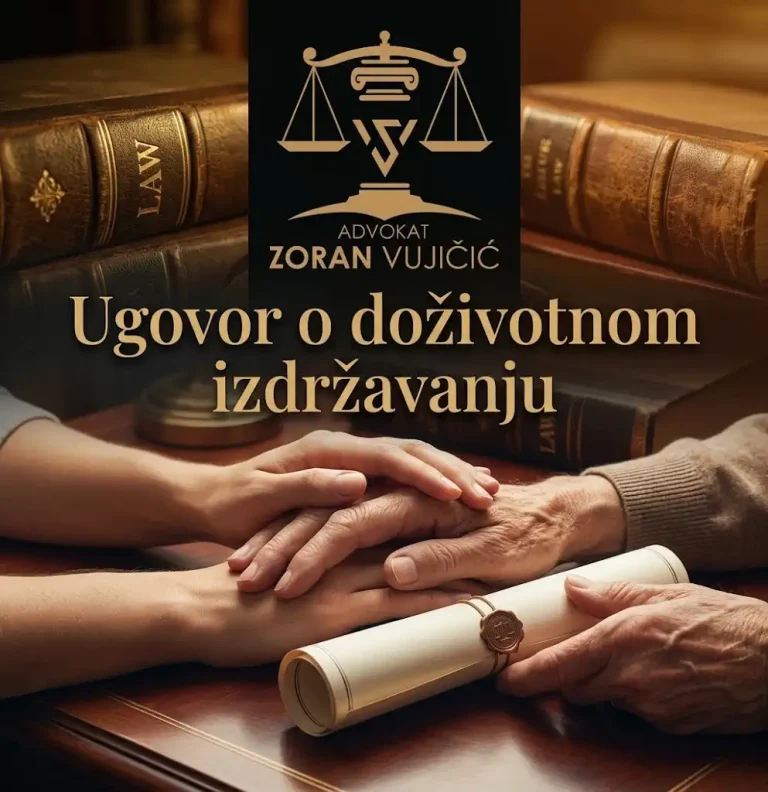 ugovor o doživotnom izdržavanju Republika Srpska